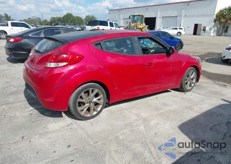 2017 Hyundai Veloster из США, поврежденный, VIN KMHTC6AD7HU311952